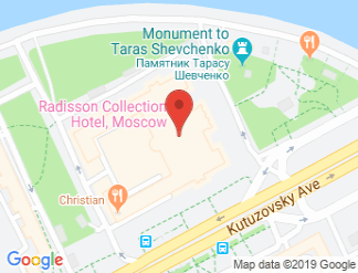 map of Radisson Royal Hotel, Moscow