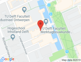 map of Delft University of Technology