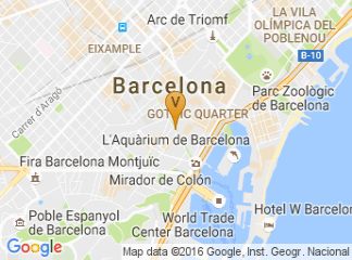 map of Oriente Atiram Hotels Ramblas Barcelona