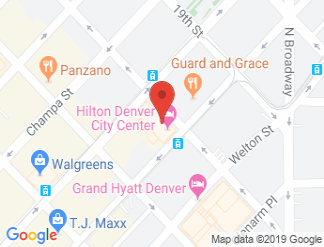 map of Denver Marriott City Center