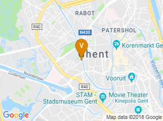 map of Ghent University