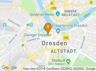 map of Hotel Taschenbergpalais Kempinski Dresden