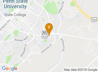map of Ramada State College Hotel & Conference Center