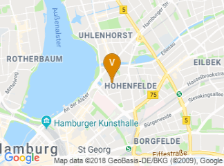 map of Crowne Plaza Hamburg - City Alster
