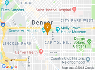 map of Ralph L. Carr Colorado Judicial Center