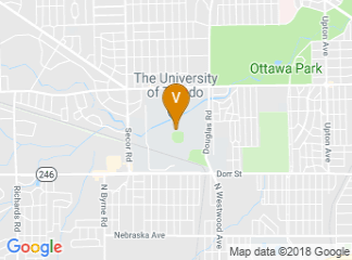 map of The University of Toledo
