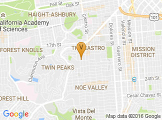 map of Fillmore Street