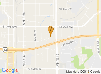 map of Vegreville Social center