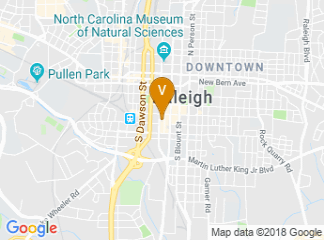 map of Sheraton Raleigh Hotel