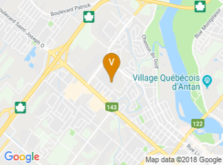 map of Centrexpo Cogeco Drummondville