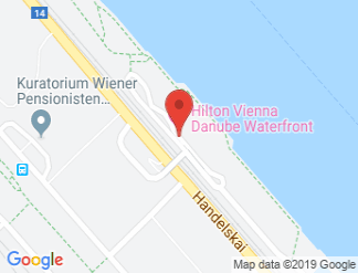 map of Hilton Vienna Danube Waterfront
