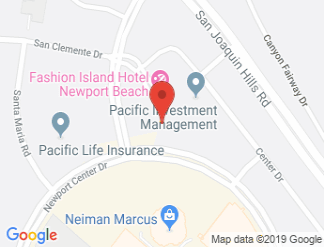 map of Island Hotel Newport Beach