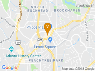 map of The Ritz-Carlton, Buckhead