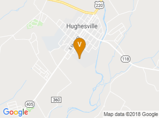 map of Lycoming County Fair Association