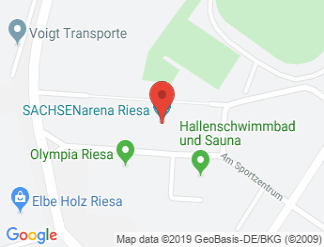 map of SACHSENarena Riesa