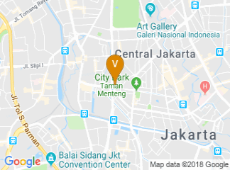 map of Hotel Pullman Jakarta Indonesia Thamrin CBD