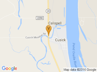 map of Pend Oreille County Fairgrounds