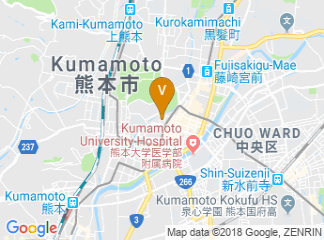 map of Kumamoto International Center