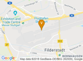 map of Stuttgart Airport
