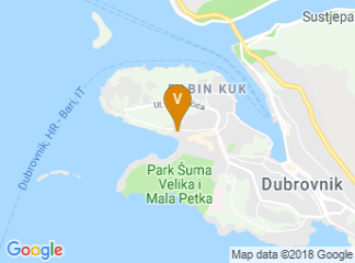 map of Hotel Kompas Dubrovnik