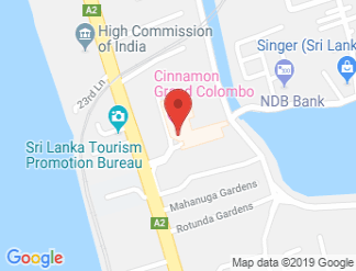 map of Cinnamon Grand Colombo