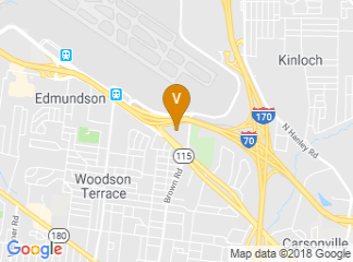 map of Renaissance St. Louis Airport Hotel