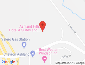 map of Ashland Hills Hotel & Suites
