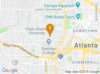map of Clark Atlanta University