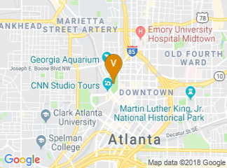 map of Centennial Olympic Park