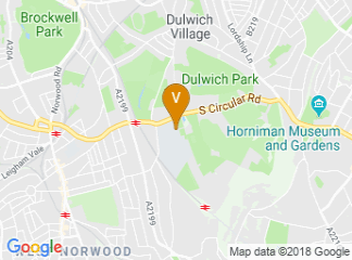 map of Dulwich College