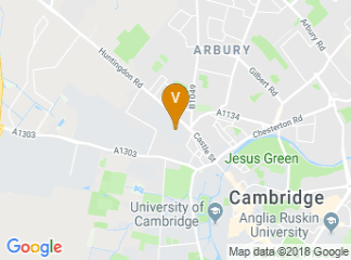map of Murray Edwards College University of Cambridge