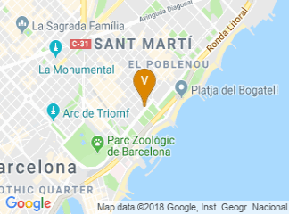 map of Hotel Icaria Barcelona