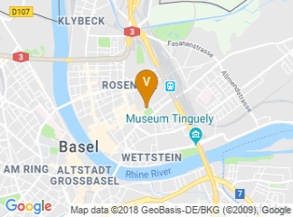 map of Ramada Plaza Basel City Center