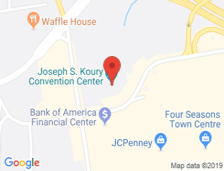 map of Koury Convention Center