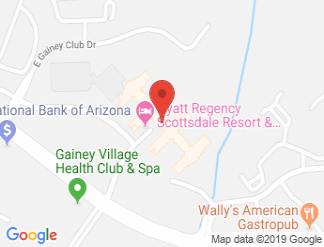 map of Hyatt Regency Scottsdale Resort & Spa at Gainey Ranch