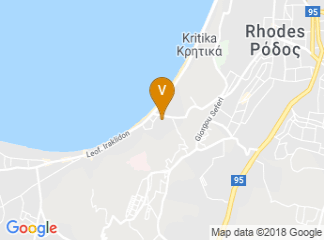 map of Rodos Palace Hotel