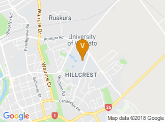 map of University of Waikato