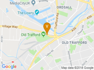 map of Hotel Football Old Trafford