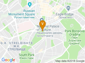 map of Hilton Sofia