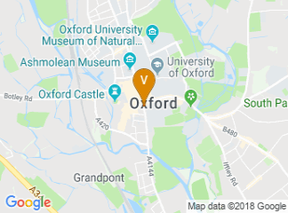map of Oxford Town Hall