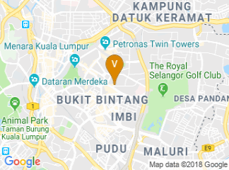 map of Pullman Kuala Lumpur City Centre Hotel and Residences