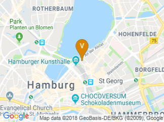 map of Hotel Atlantic Kempinski Hamburg