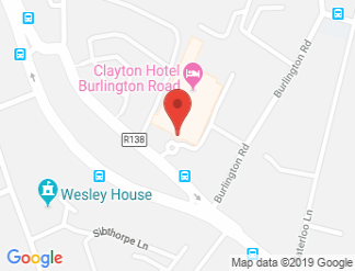map of Clayton Hotel Burlington Road