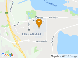 map of University of Oulu