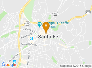 map of La Fonda on the Plaza