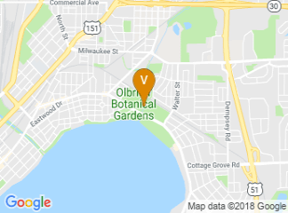 map of Olbrich Botanical Gardens