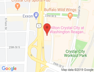 map of Hilton Crystal City at Washington Reagan National Airport