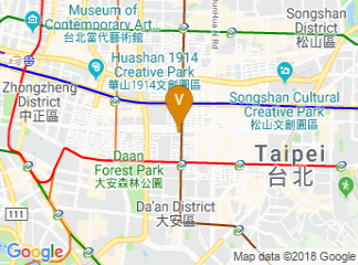 map of Howard Plaza Hotel Taipei