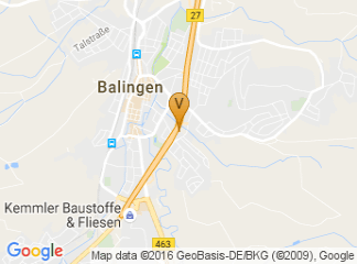 map of Exhibition Centre Balingen