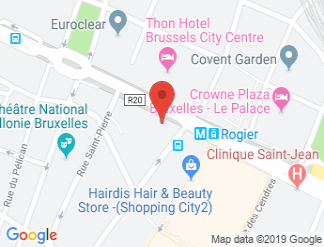 map of Hotel Le Dome